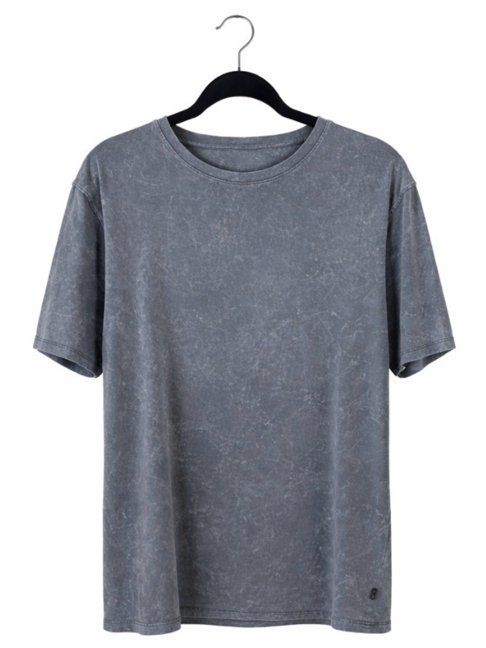 Classic Washed Crewneck T-Shirt - Gray John Varvatos